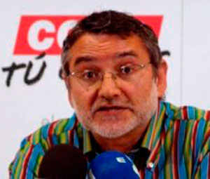 Fernando Lezcano, secretario de Comunicacin y portavoz de CCOO