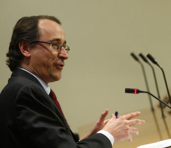 El portavoz del Grupo Popular, Alfonso Alonso