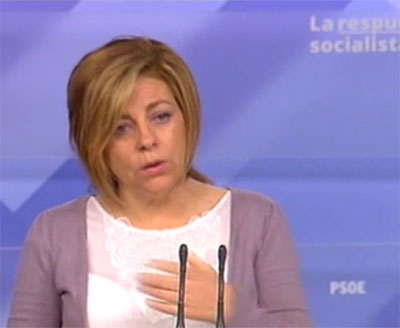 La Vicesecretaria General del PSOE, Elena Valenciano