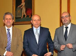 Miguel Borra y Eliseo Moreno recibidos por el Ministro de Educacin Jos Ignacio Wert
