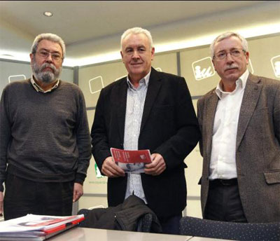 Toxo, Mndez y Cayo Lara