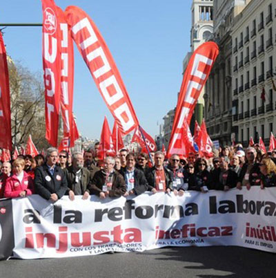 NO a la reforma laboral del Gobierno