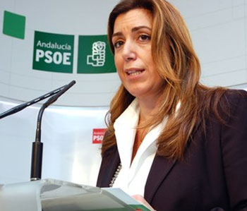 La secretaria de Organizacin del PSOE de Andaluca, Susana Daz