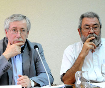 Ignacio Fernndez Toxo y Cndido Mndez