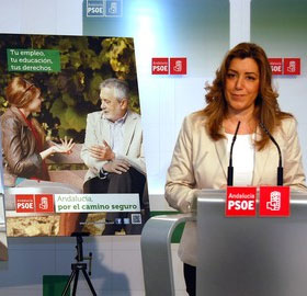 La secretaria de Organizacin del PSOE de Andaluca, Susana Daz