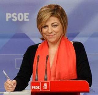 la Vicesecretaria General del PSOE, Elena Valenciano