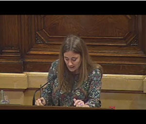 Anna Figueras , diputada de CiU en el Parlament de Catalua