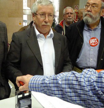 Registro de la convocatoria de huelga en el Ministerio de Empleo