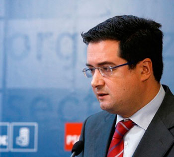 El Secretario de Organizacin del PSOE, scar Lpez