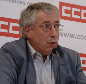 El secretario general de CCOO, Ignacio Fernndez Toxo