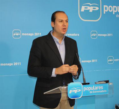 El secretario de Comunicacin del PP extremeo, Luis Alfonso Hernndez Carrn