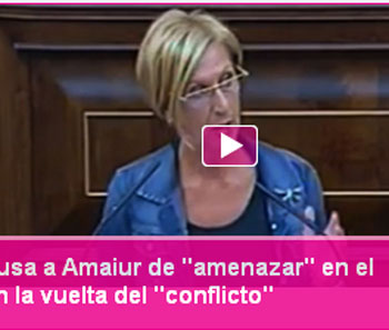 Noticia de Politica 24h: Amaiur amenaza en el Congreso con la vuelta del 