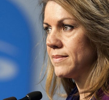 La secretaria general del Partido Popular, Mara Dolores de Cospedal