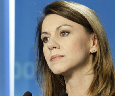 La secretaria general del Partido Popular, Mara Dolores de Cospedal