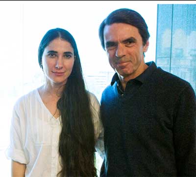 Jos Mara Aznar y Yoani Snchez