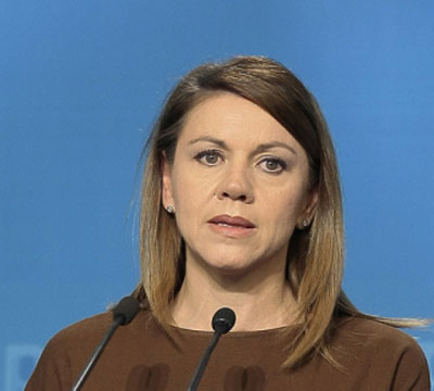 La secretaria general del Partido Popular, Mara Dolores de Cospedal