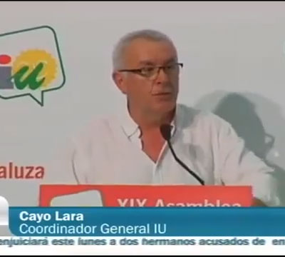 Noticia de Politica 24h: Cayo Lara ve el pacto PP-PSOE como 