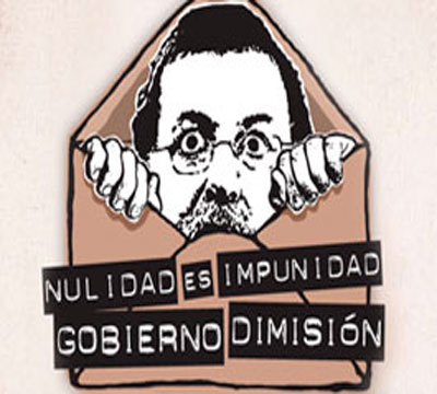 Noticia de Politica 24h: Las organizaciones que presentaron la Querella Brcenas convocan una concentracin hoy a las 20h en la Puerta del Sol Nulidad es Impunidad. Gobierno Dimisin