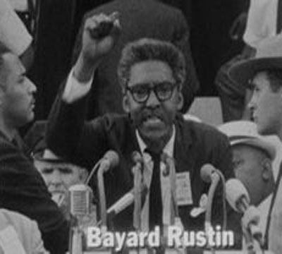 Noticia de Politica 24h: Negro, homosexual y pacifista: Bayard Rustin es recordado como asesor de MLK y organizador de la Marcha a Washington
