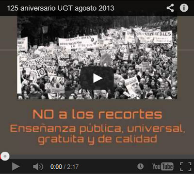 Noticia de Poltica 24h: 125 aniversario UGT agosto 2013