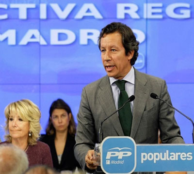 Floriano preside la reunin de la Junta Directiva Regional del PP de Madrid