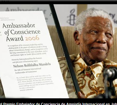 Noticia de Politica 24h: El movimiento de derechos humanos tiene una deuda de gratitud con Nelson Mandela