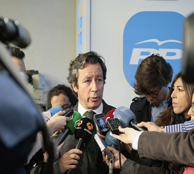 El vicesecretario de Organizacin y Electoral del PP, Carlos Floriano